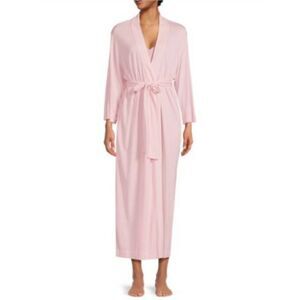 Natori Light Pink Terrycloth Bathrobe Womens Size Large 10/12 Luxury Comfortable